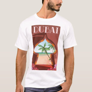 Camiseta Poster de viagens do Palácio de Dubai
