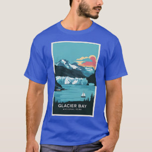 Camiseta Poster de viagens do Parque Nacional da Baía de Gl