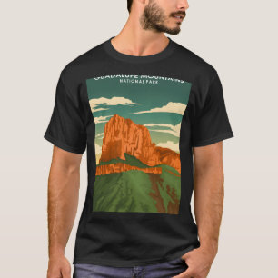 Camiseta Poster de viagens do Parque Nacional da Guadalupe