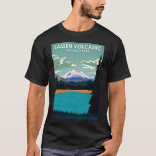Camiseta Poster de viagens do Parque Nacional Vulcânico de 