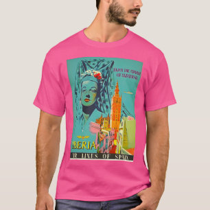 Camiseta Poster de viagens espanha