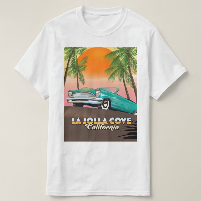 Camiseta Poster de viagens La Jolla Cove California (Frente do Design)