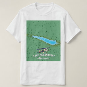 Camiseta Poster de viagens Lake McConaughy Nebraska