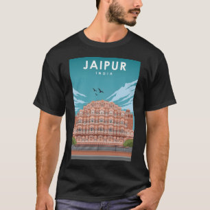 Camiseta Poster de viagens Mínimo de Jaipur India