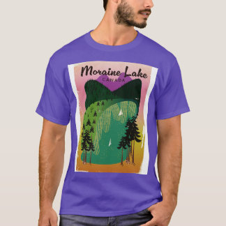Camiseta Poster de viagens Moraine Lake Canada
