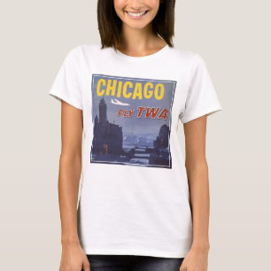 Camiseta Poster de viagens Para Voos Da Trans World Airline