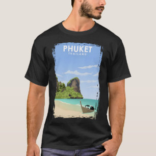 Camiseta Poster de viagens Phuket Tailândia