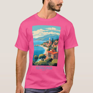 Camiseta Poster de viagens Retroativo Mínimo Da Vintagem De