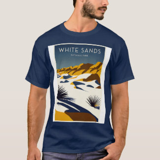 Camiseta Poster de Viagens vintage do Parque Nacional White