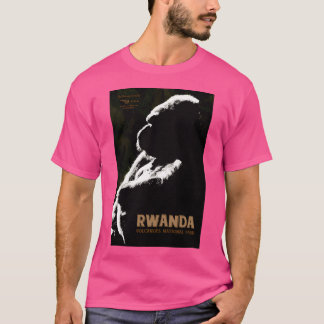 Camiseta Poster de viagens Vintage-Style Rwanda