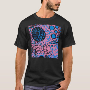 Camiseta poster de violeta yayoi kusama