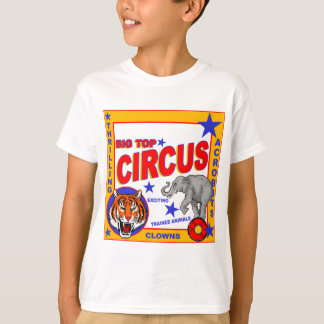 Camiseta Poster do circo do vintage