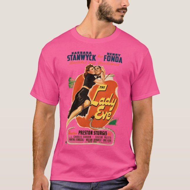Camiseta Poster do filme Lady Eve (Frente)