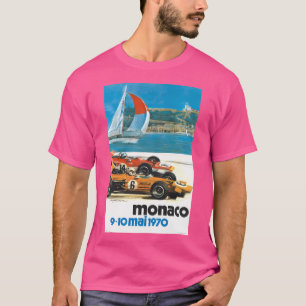 Camiseta poster do Grande Prêmio de Mônaco de 1970