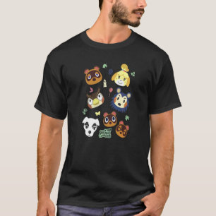 Camiseta Poster do Grupo de Cruzamento dos Animais