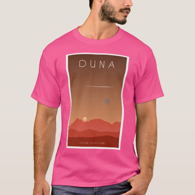 Camiseta Poster do Programa Espacial Kerbal - Duna (Frente)