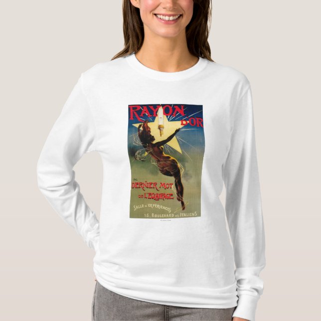 Camiseta Poster do promocional do restaurante de D'Or de (Frente)