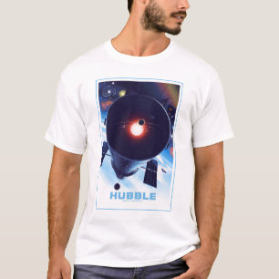 Camiseta Poster do telescópio espacial Hubble.