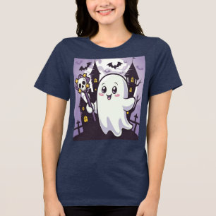 Camiseta Poster elegante e alegre com uma guinada