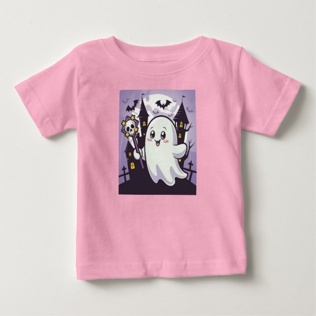 Camiseta Poster elegante e alegre com uma guinada (Frente)
