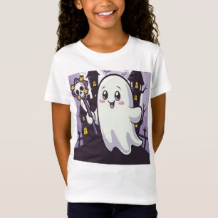 Camiseta Poster elegante e alegre com uma guinada