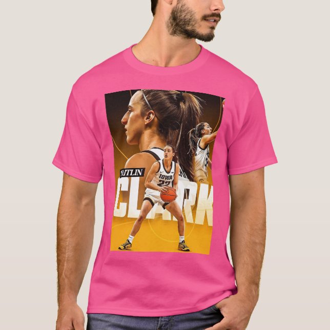 Camiseta Poster Gráfico Caitlin Clark (Frente)