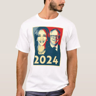 Camiseta Poster Harris Walz 2024