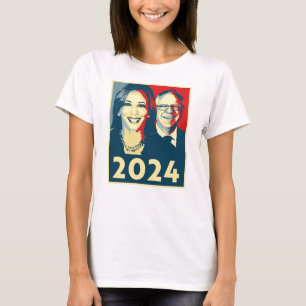Camiseta Poster Harris Walz 2024