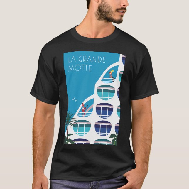 Camiseta Poster La Grande Motte (Frente)