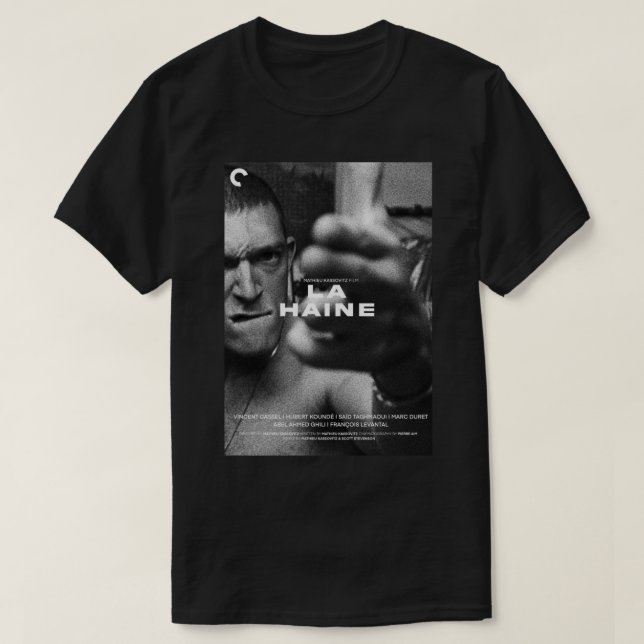 CAMISETA POSTER LA HAINE (Frente do Design)