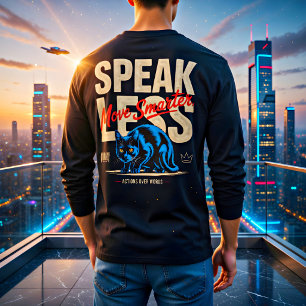 Camiseta Poster Motivacional "Miau Mais Inteligente" para A