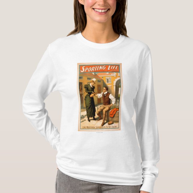 Camiseta Poster ostentando do teatro do encaixotamento de (Frente)