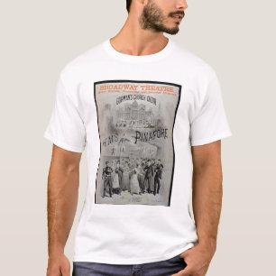 Camiseta Poster para do "o Pinafore HMS", executado pelo C