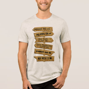 Camiseta Pôster personalizável estilo "MASH" aprimorado Tri