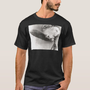 Camiseta poster Premium Scoop do Balão Hindenburg