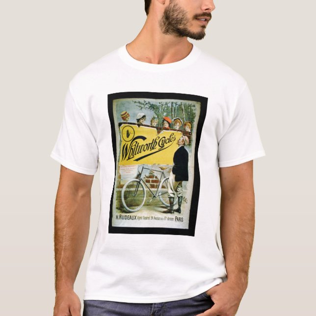 Camiseta Poster publicando ‘Whitworth Cycle’, Paris (colo) (Frente)