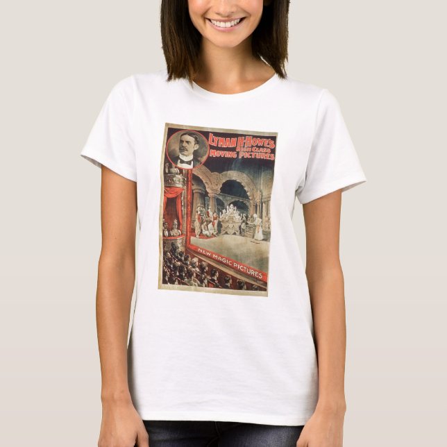 Camiseta Poster publicitando Lyman H. Howe's High Class Mov (Frente)