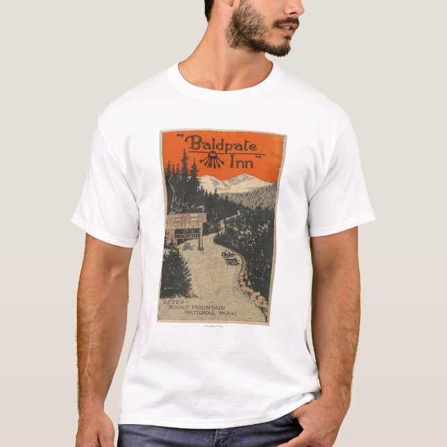 Camiseta Poster relativo à promoção da pensão do Baldpate # (Frente)