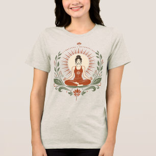 Camiseta Pôster Respirar Equilíbrio Ser Mindfulness