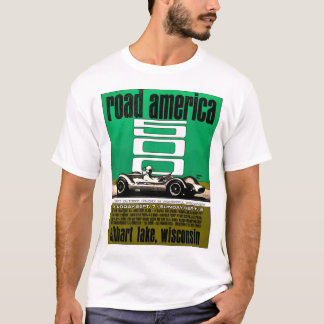 Camiseta Poster - Road America 500, Elkhart lake, Wisconsin