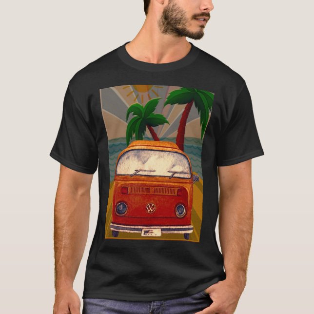 Camiseta Poster: Viagem da Califórnia (Frente)
