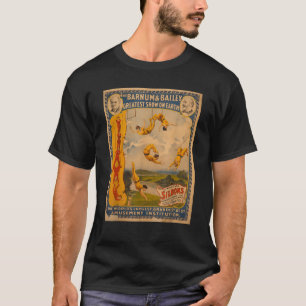 Camiseta Poster vintage Circus Trapeze Act