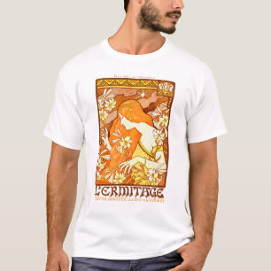 Camiseta Poster vintage da revista francesa Art Nouveau Mul