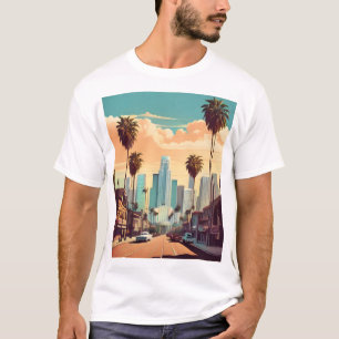Camiseta Poster vintage de Los Angeles