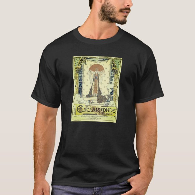 Camiseta Poster vintage de ópera Esclarmonde (Frente)