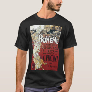 Camiseta Poster vintage La Boheme