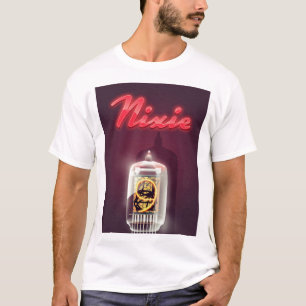 Camiseta Poster vintage Nixie Tube