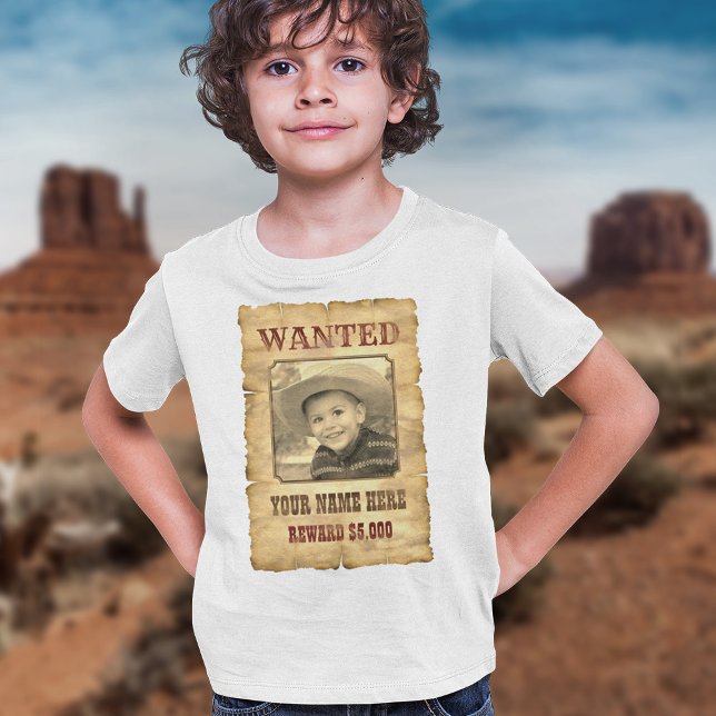 Camiseta Poster | Vintage Wild West Photo Template (Criador carregado)