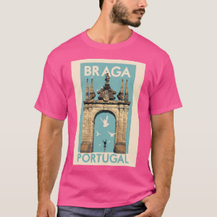 Camiseta Posteres de viagens - Braga Portugal