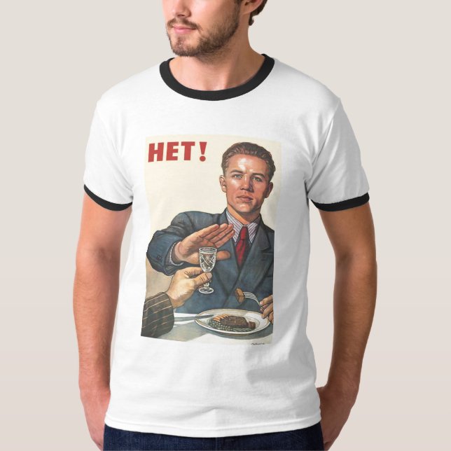 Camiseta Posters da propaganda de União Soviética da guerra (Frente)